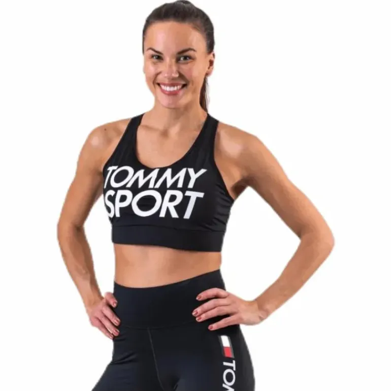 Sports Bra Logo Mid Black