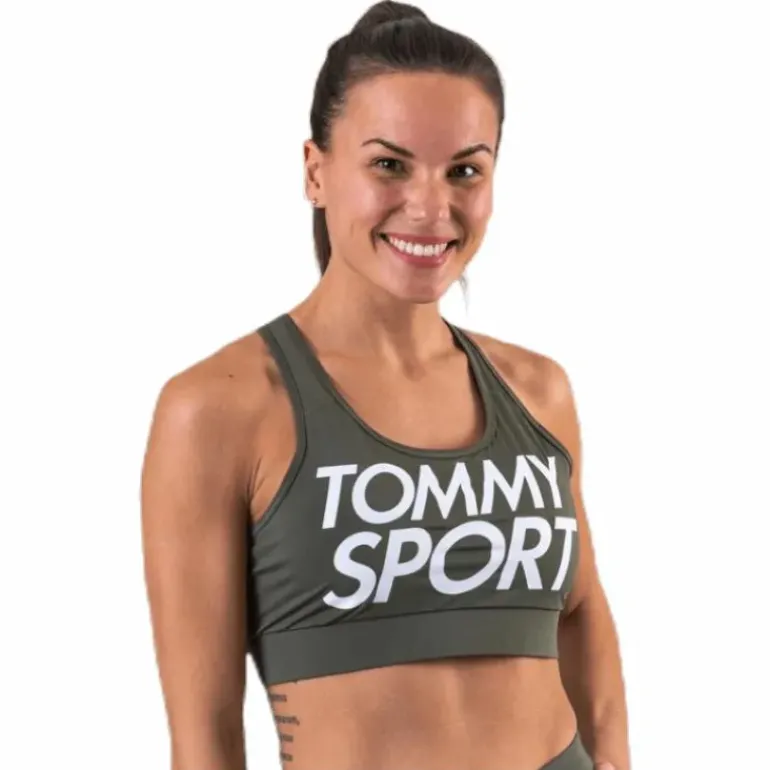 Sports Bra Logo Mid Green