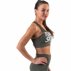 Sports Bra Logo Mid Green