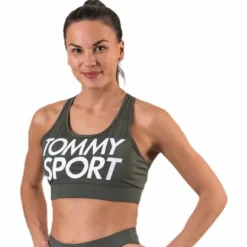 Sports Bra Logo Mid Green
