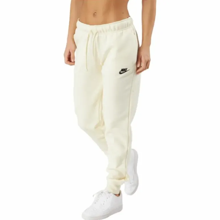 Sportswear Club Fleece Women's Mid-Rise Joggers COCONUT MILK/BLACK