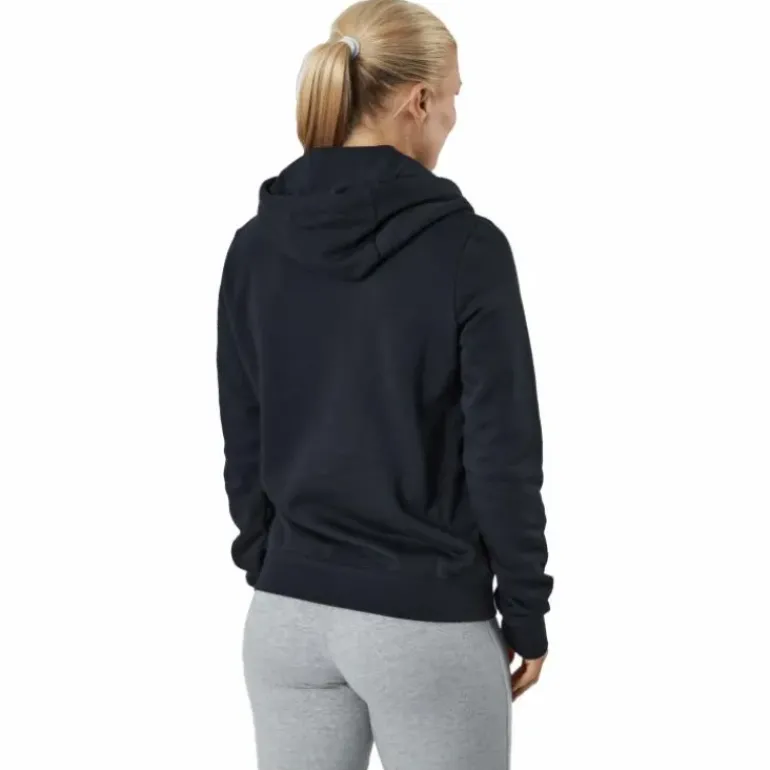 Sportswear Club Fleece Women's Pullover Hoodie BLACK/WHITE