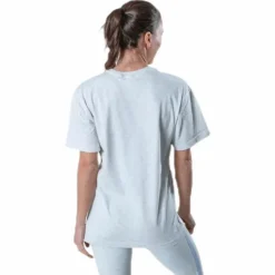 S/S Crew Neck White/Grey