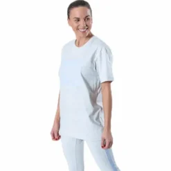 S/S Crew Neck White/Grey
