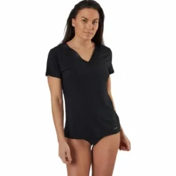 S/S V-Neck Black
