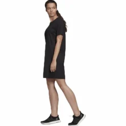 Stack T Dress White/Black