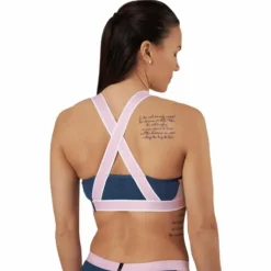 Stella X-Back Bra Blue/Pink