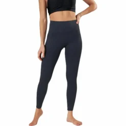 Stonewash Seamless Leggings Black/Grey