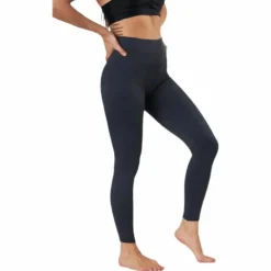 Stonewash Seamless Leggings Black/Grey