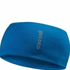 Straight Headband Wool Blue