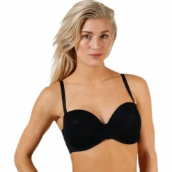 Strapless Push Up Black