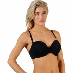 Strapless Push Up Black