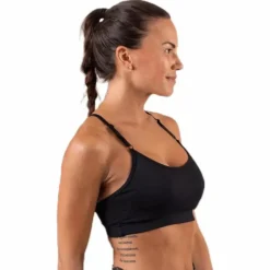 Strappy Sports Bra Black
