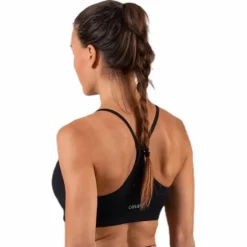 Strappy Sports Bra Black