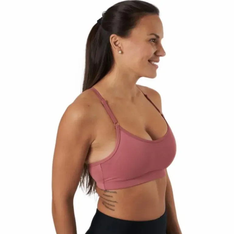 Strappy Sports Bra Calming Red