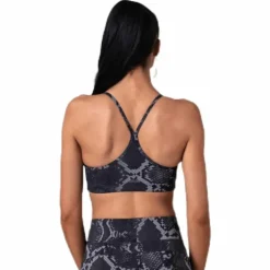 Strappy Sports Bra Grey