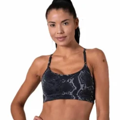 Strappy Sports Bra Grey