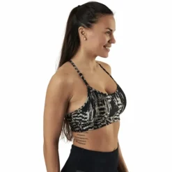 Strappy Sports Bra Grey