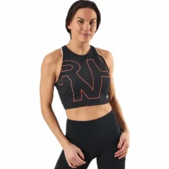 Streaker 2.0 Run Crop Top Black