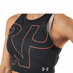 Streaker 2.0 Run Crop Top Black