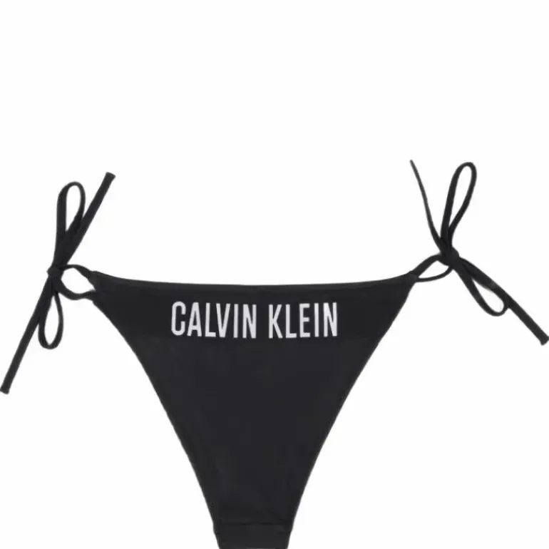 String Side Tie Cheeky Bikini Pvh Black
