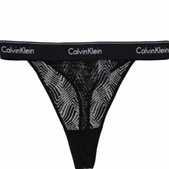 String Thong Black