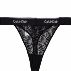 String Thong Black