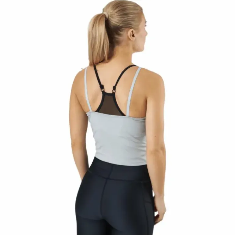 Studio Foundation Ruched Tank Light Gray Heather