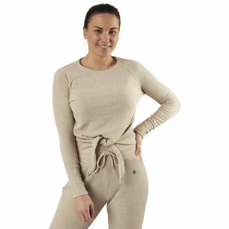 Studio Rib Sweater Beige
