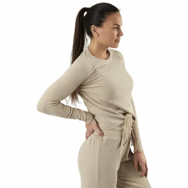Studio Rib Sweater Beige