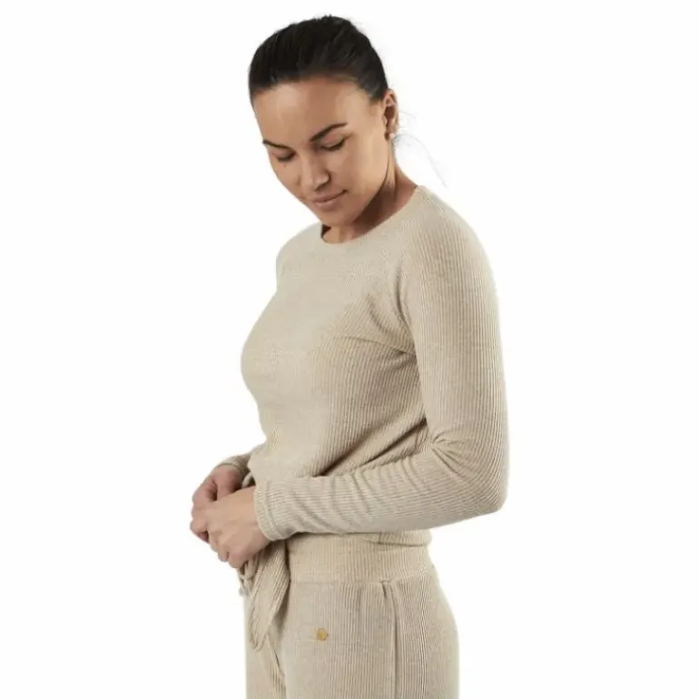 Studio Rib Sweater Beige