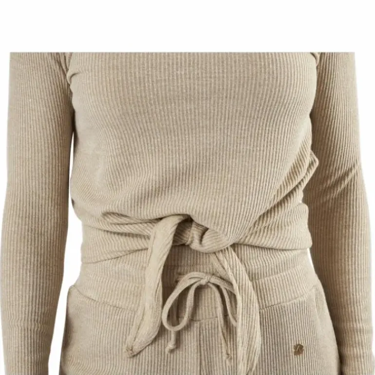 Studio Rib Sweater Beige