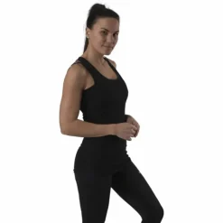 Studio Rib Tank Black