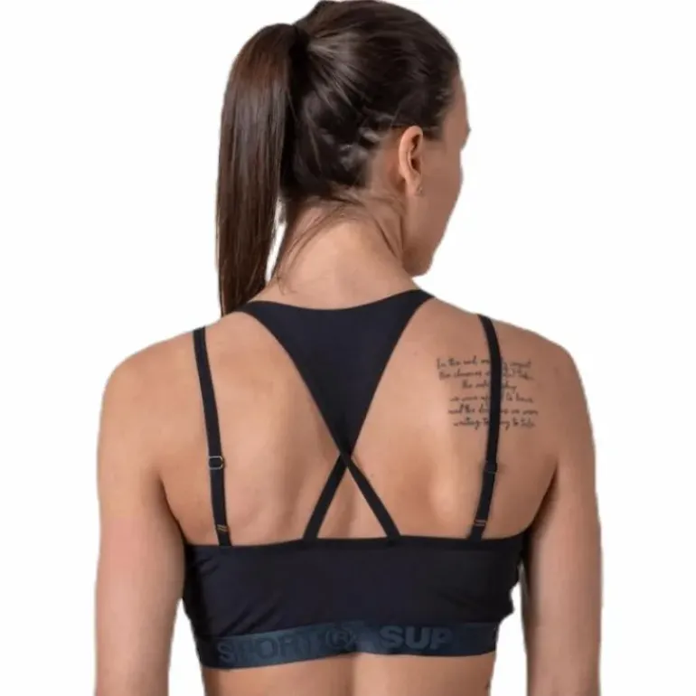 Studio Strappy Bra Black