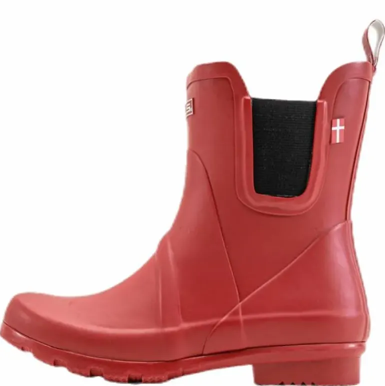 Suburbs Rubber Boot Red