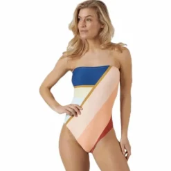 Sunsetters Block Swimsuit Pink