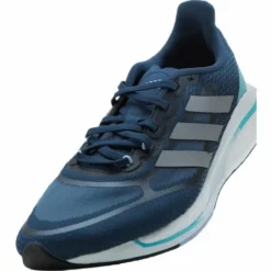 Supernova+ Shoes Crew Navy / Silver Metallic / Pulse Aqua
