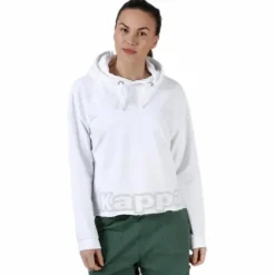Sweat Hood, Logo Biba White