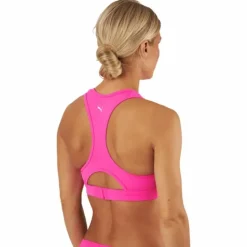 Swim Women Racerback Swim Top Neon Pink