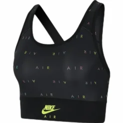 Swoosh Air Bra Print Black/Yellow