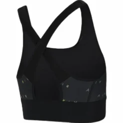 Swoosh Air Bra Print Black/Yellow
