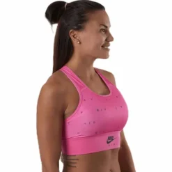 Swoosh Air Bra Print Pink/Black