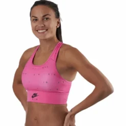 Swoosh Air Bra Print Pink/Black