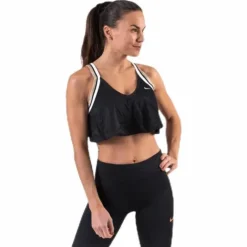 Swoosh HBR Strap Bra White/Black