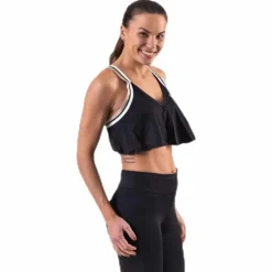 Swoosh HBR Strap Bra White/Black