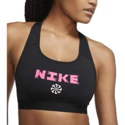 Swoosh Icon Clach Band Bra Pink/Black