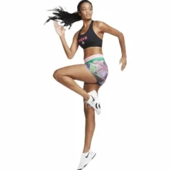 Swoosh Icon Clach Band Bra Pink/Black