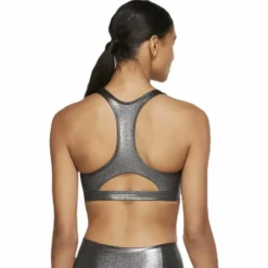 Swoosh Icon Clash Bra Black/Silver