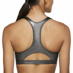 Swoosh Icon Clash Bra Black/Silver