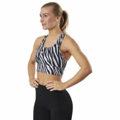 Swoosh Icon Clash Bra Purple